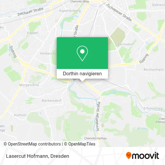 Lasercut Hofmann Karte