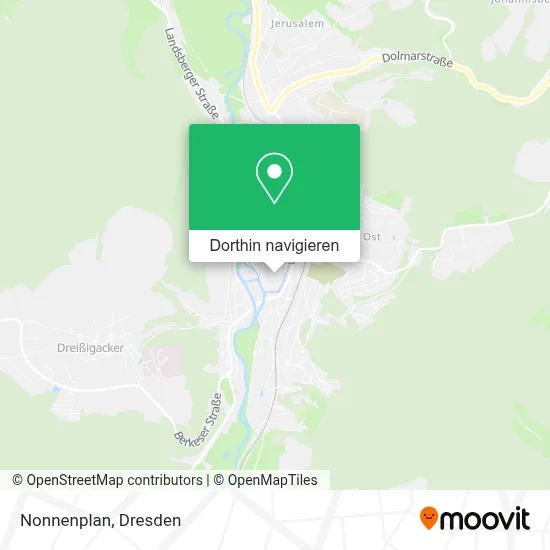 Nonnenplan Karte