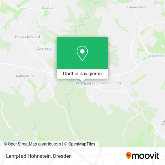 Lehrpfad Hohnstein Karte
