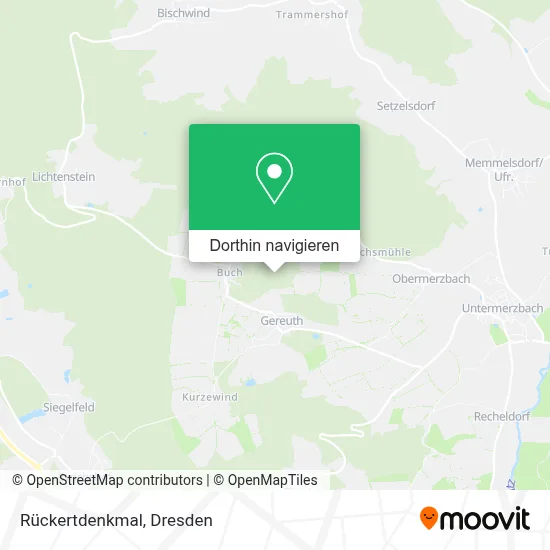 Rückertdenkmal Karte