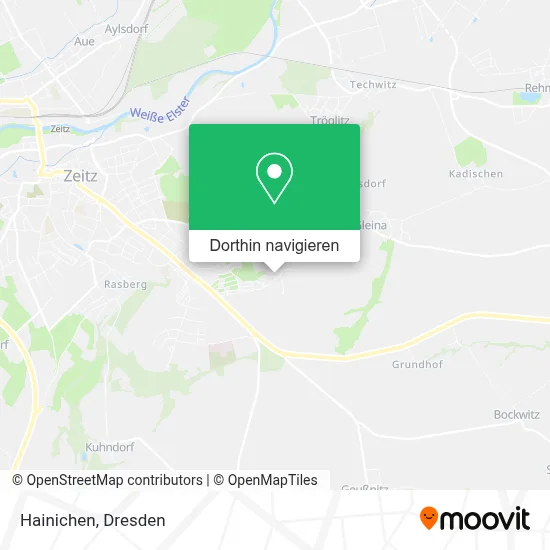 Hainichen Karte