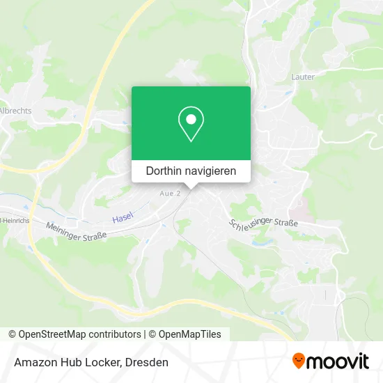 Amazon Hub Locker Karte