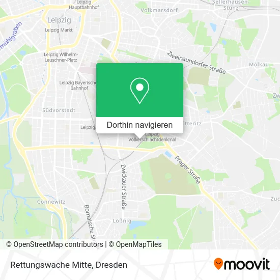 Rettungswache Mitte Karte