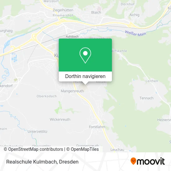 Realschule Kulmbach Karte