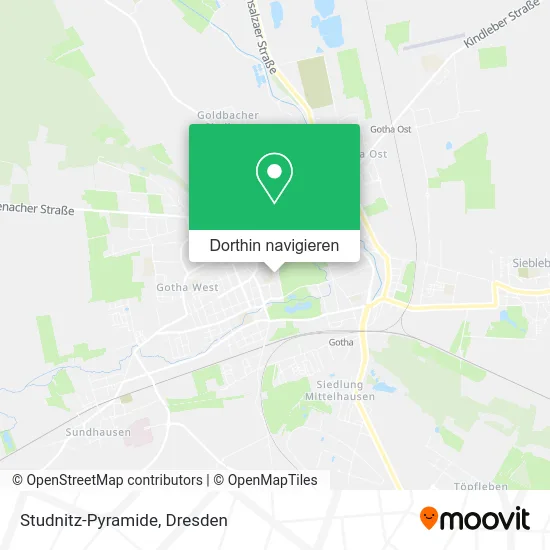 Studnitz-Pyramide Karte