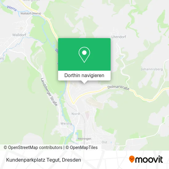 Kundenparkplatz Tegut Karte