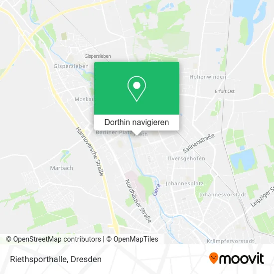 Riethsporthalle Karte