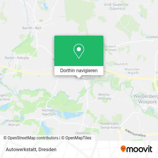 Autowerkstatt Karte