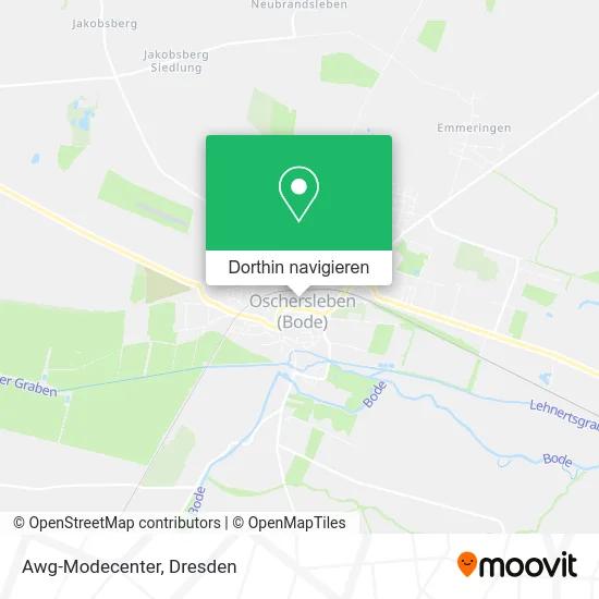 Awg-Modecenter Karte