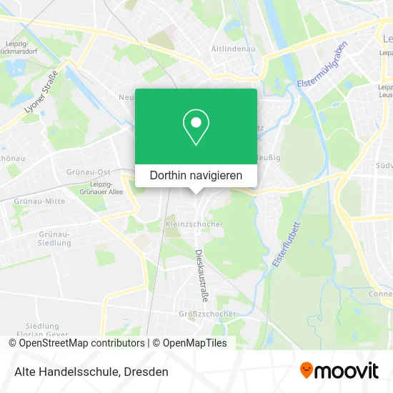 Alte Handelsschule Karte