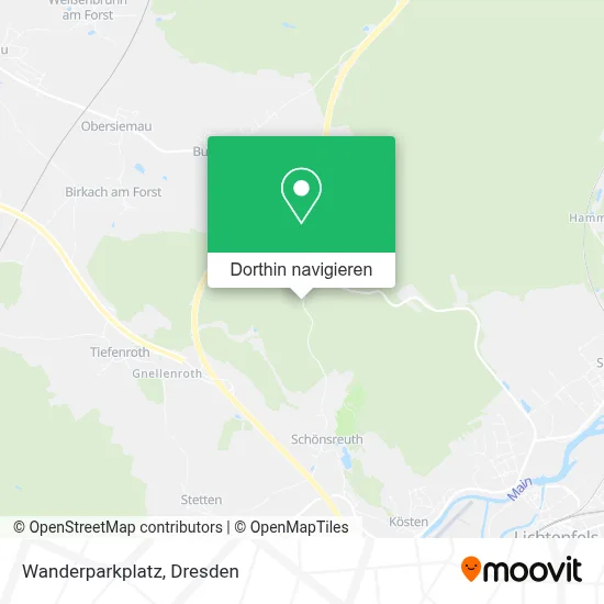 Wanderparkplatz Karte