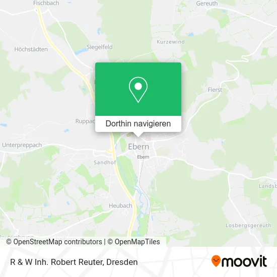 R & W Inh. Robert Reuter Karte