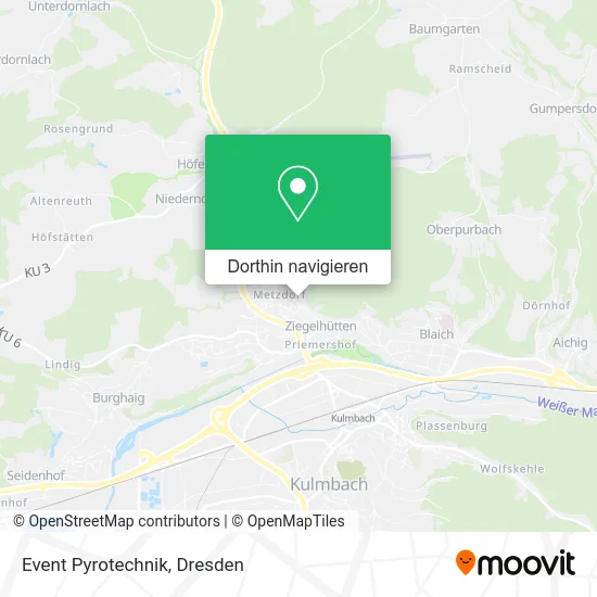 Event Pyrotechnik Karte