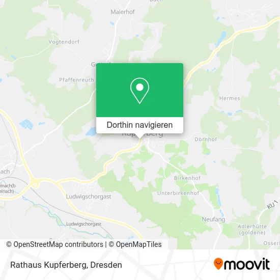 Rathaus Kupferberg Karte