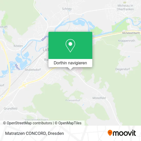 Matratzen CONCORD Karte