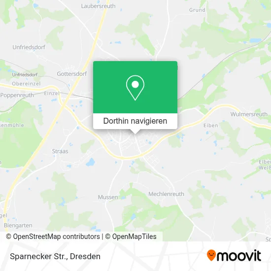 Sparnecker Str. Karte