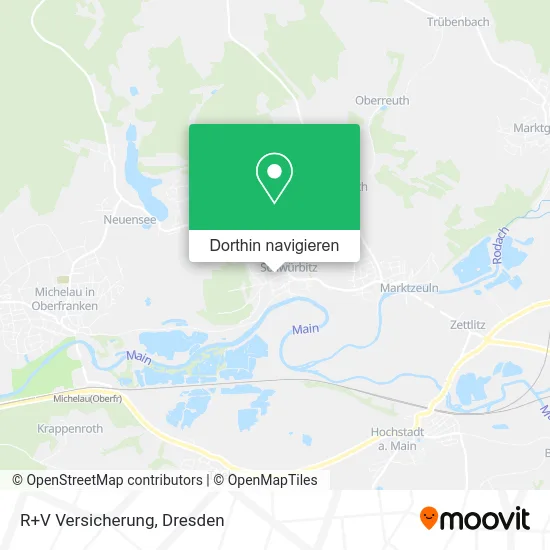 R+V Versicherung Karte