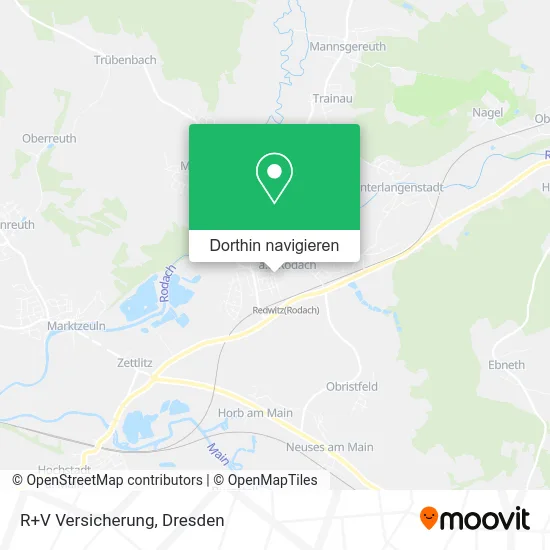 R+V Versicherung Karte