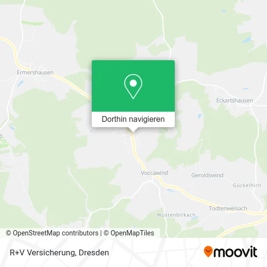 R+V Versicherung Karte