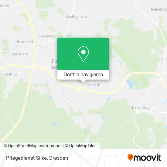 Pflegedienst Silke Karte