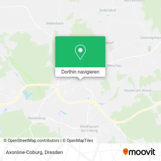 Axonline-Coburg Karte