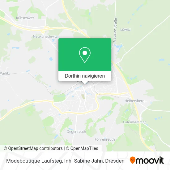 Modeboutique Laufsteg, Inh. Sabine Jahn Karte