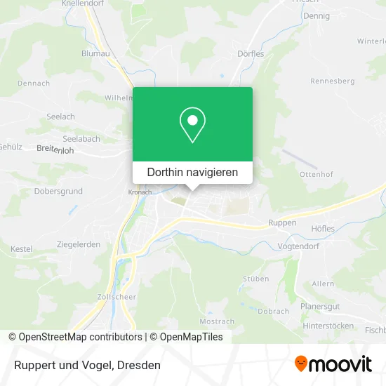 Ruppert und Vogel Karte