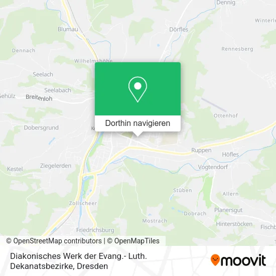 Diakonisches Werk der Evang.- Luth. Dekanatsbezirke Karte
