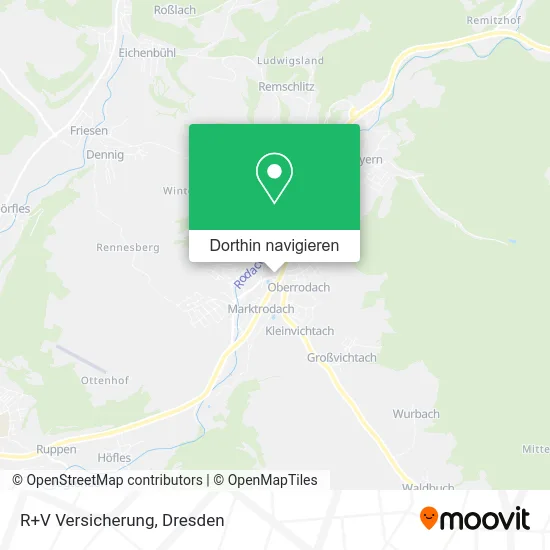 R+V Versicherung Karte