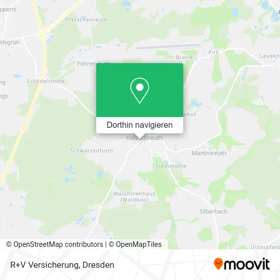 R+V Versicherung Karte