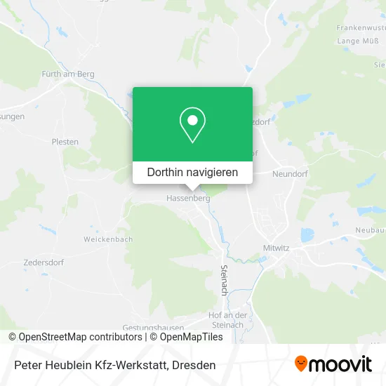 Peter Heublein Kfz-Werkstatt Karte