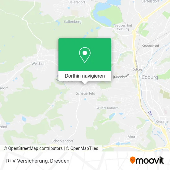 R+V Versicherung Karte