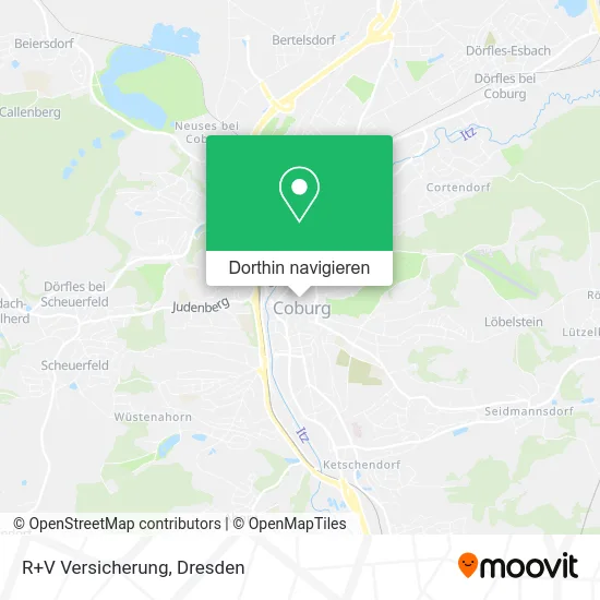 R+V Versicherung Karte