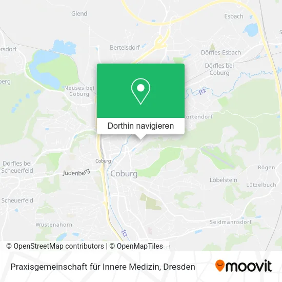 Praxisgemeinschaft für Innere Medizin Karte