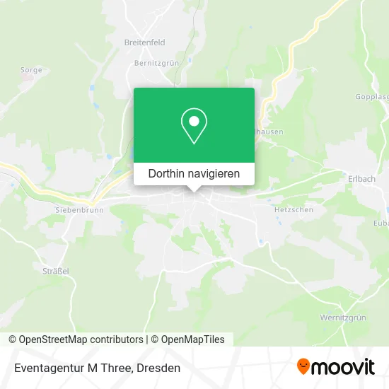 Eventagentur M Three Karte