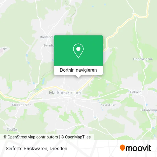 Seiferts Backwaren Karte