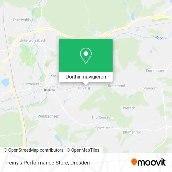 Feiny's Performance Store Karte