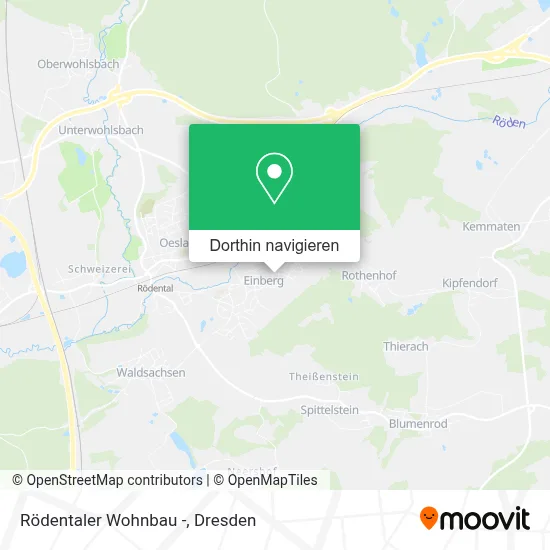 Rödentaler Wohnbau - Karte