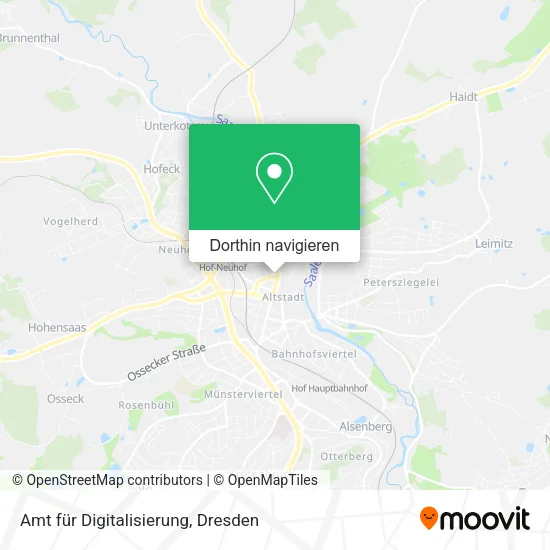 Amt für Digitalisierung Karte
