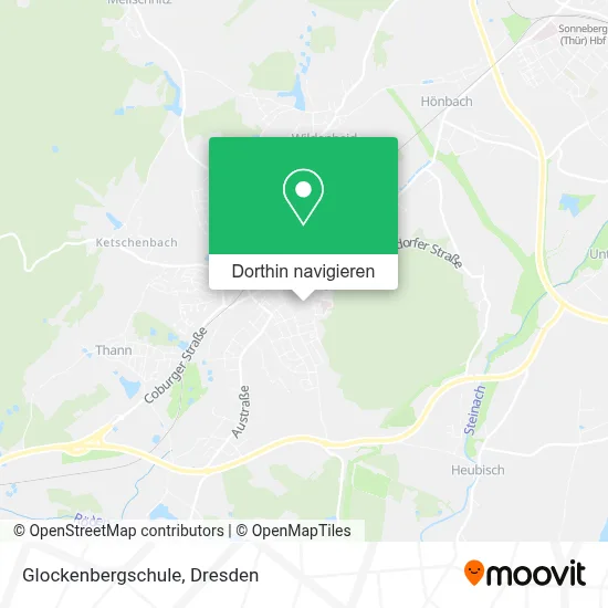 Glockenbergschule Karte