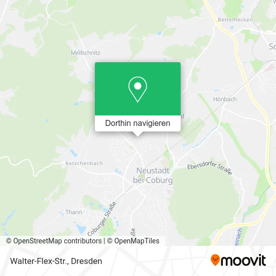 Walter-Flex-Str. Karte
