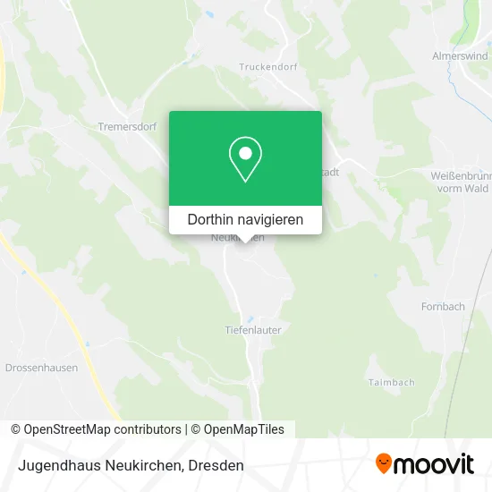 Jugendhaus Neukirchen Karte