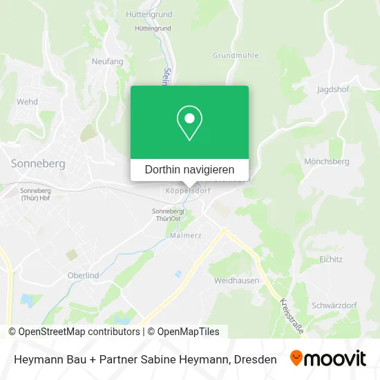 Heymann Bau + Partner Sabine Heymann Karte