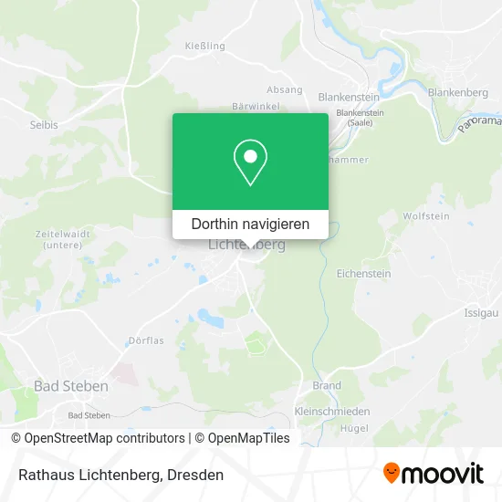 Rathaus Lichtenberg Karte