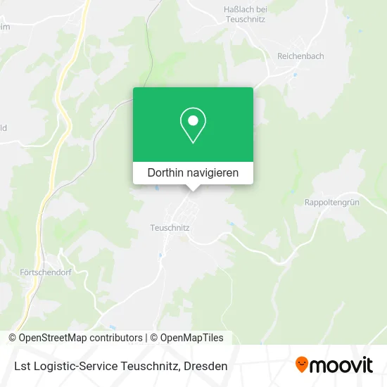 Lst Logistic-Service Teuschnitz Karte