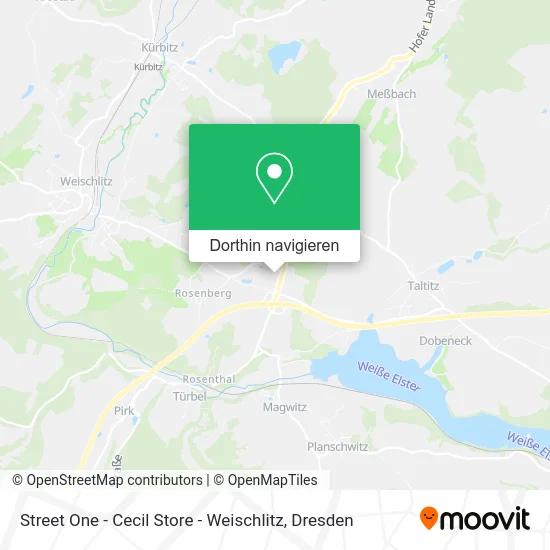 Street One - Cecil Store - Weischlitz Karte
