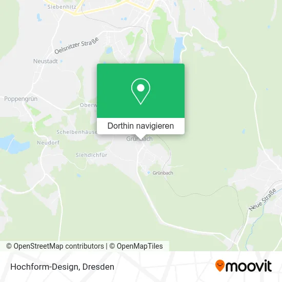 Hochform-Design Karte