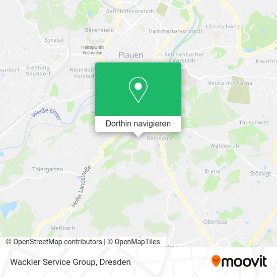 Wackler Service Group Karte