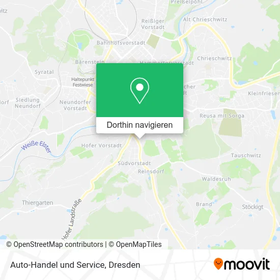 Auto-Handel und Service Karte