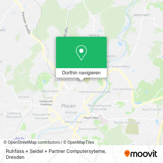 Ruhfass + Seidel + Partner Computersyteme Karte